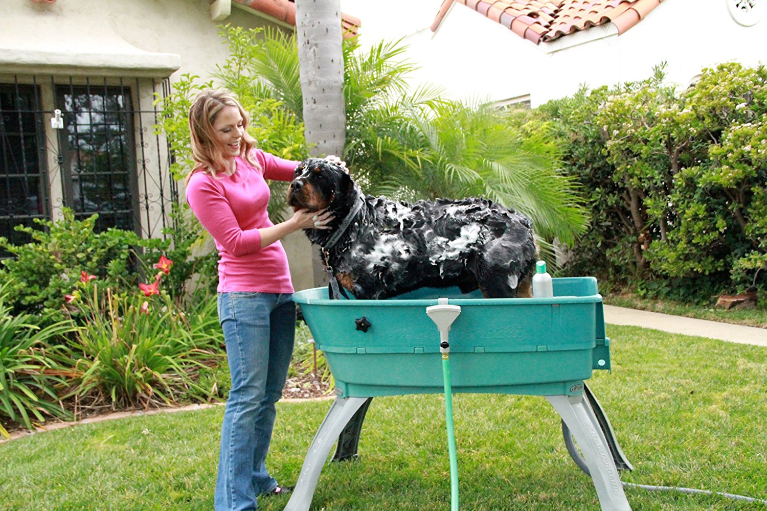 dog bath tub pets at home