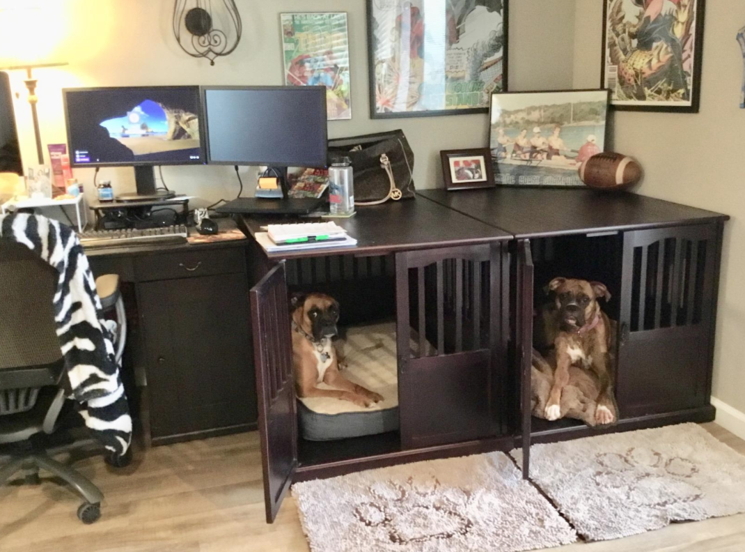 casual home modern dog crate